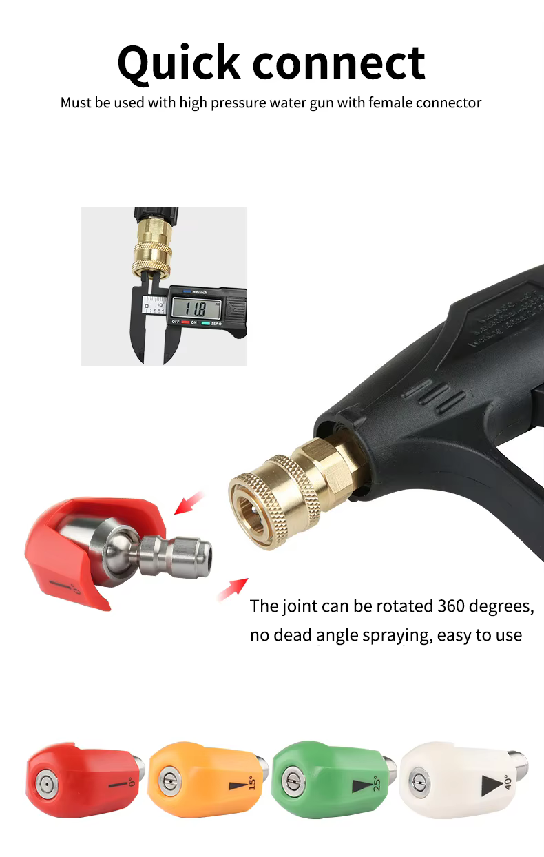 SPS 360 Degree High Pressure Rotary Nozzle Car Wash Spray Rotary Nozzle supplier