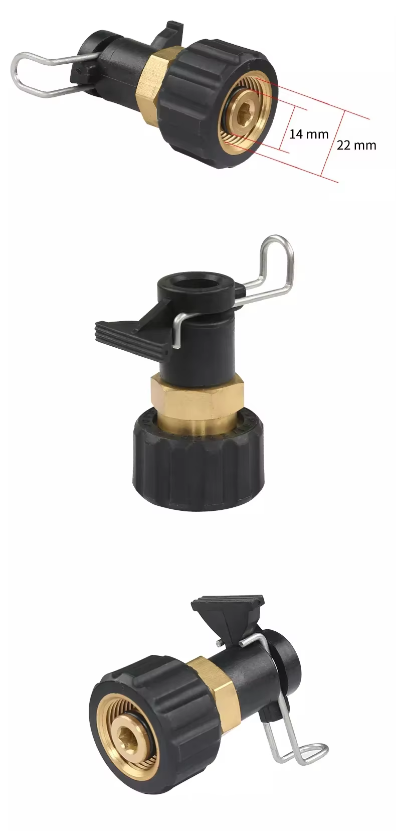 SPS High Pressure Foam Gun Adapter for Bosch Karche Series for Car Cleaning and Fittings Pressure Water Hose Adapter factory