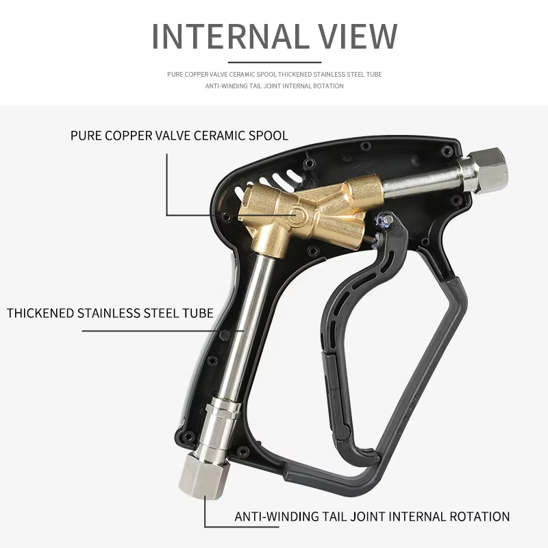 SPS 5000 PSI High Pressure Car Washer Cleaning Water Short Gun manufacture