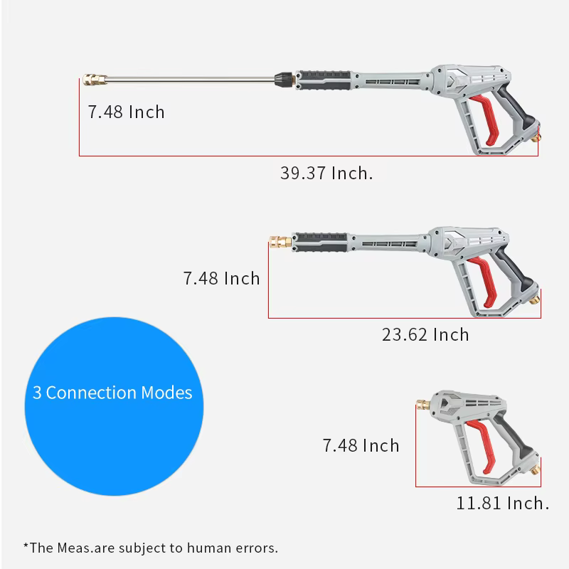 SPS Hot Sale 4500 PSI Grey High Pressure Water Power Spray Gun for Car Wash manufacture