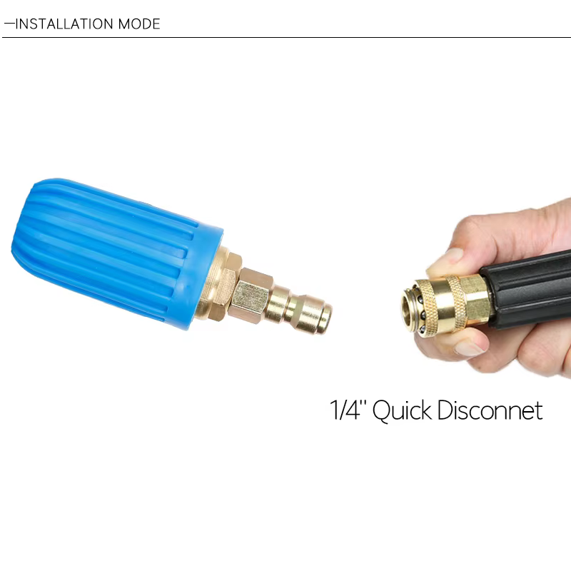 SPS 1/4'' Quick Disconnect 2175 PSI 360 Degree High Pressure Cleaner Car Washer Gun Rotary Spray Nozzle factory