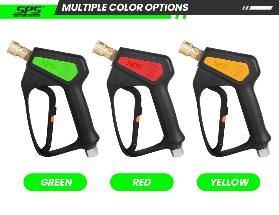 SPS 5000psi 350bar High Pressure Jet Water Spray Gun Car Washing Spray Gun Pressure Washer Gun details