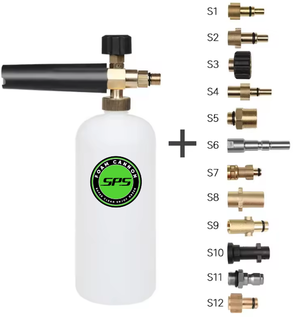 SPS Hot Sale 3200PSI Foam Gun Snow Foam Cannon Lance Optional Accessories For Car Wash