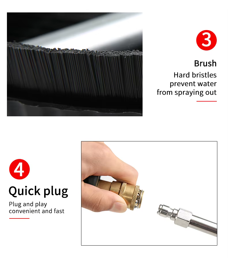 SPS 4000PSI Rotatable High Pressure Surface Cleaner Kit 15 Inch Ground Cleaner With Extension Wands factory