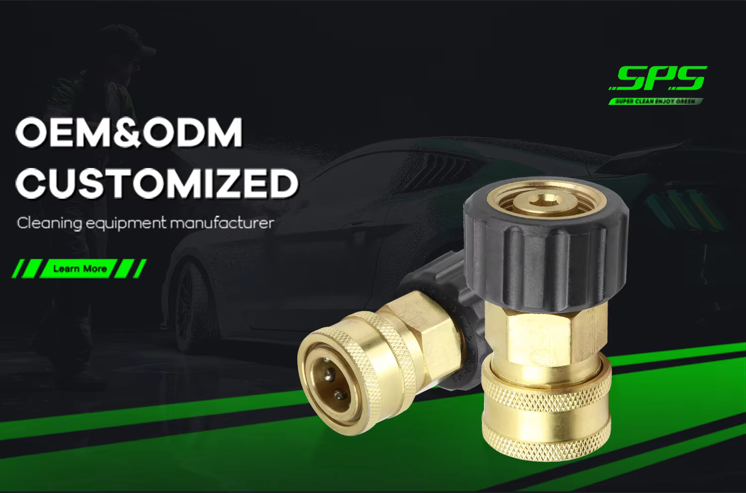 5000 PSI 3/8 Inch Quick Connect Pressure Washer Adapter Quick Coupler Fitting details