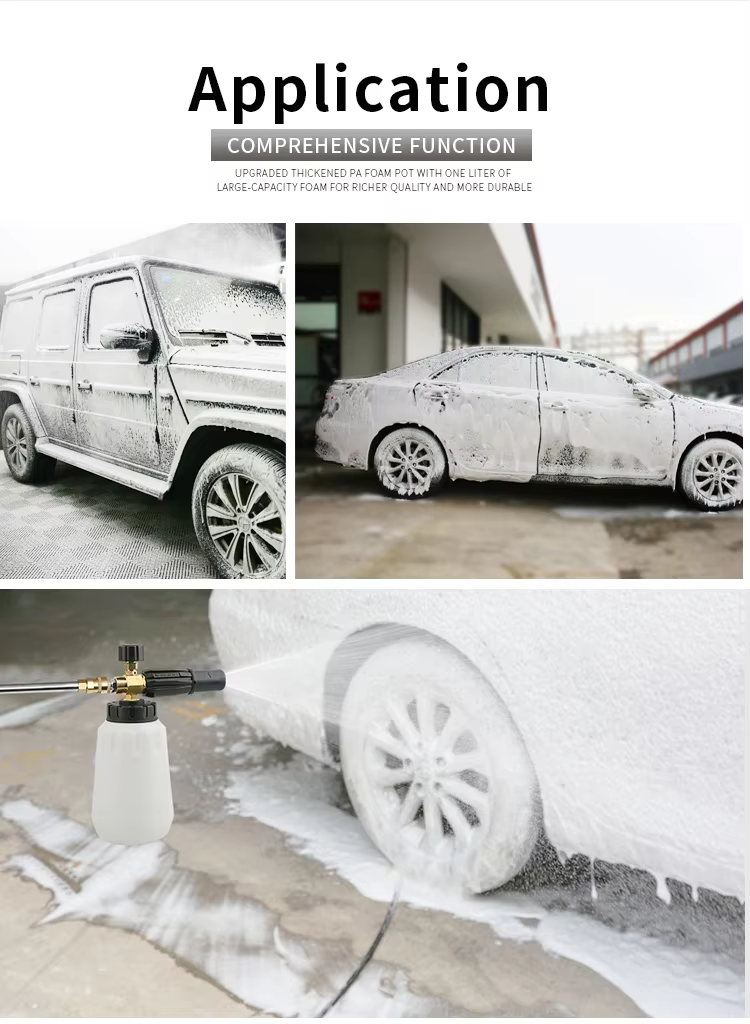 SPS 5000 PSI High Pressure Snow Foam Lance Car Wash Shampoo Cleaning Foam details