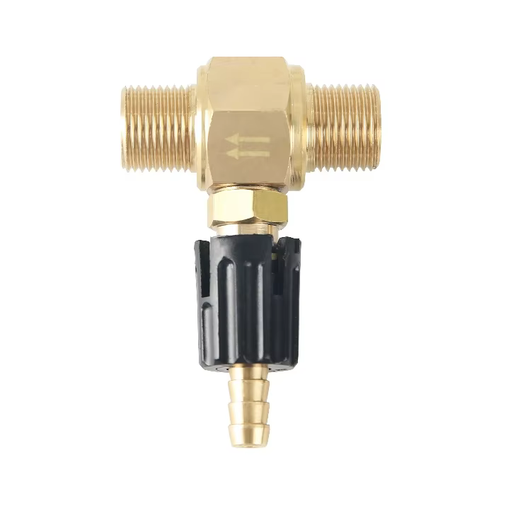 4000 PSI Adjustable Chemical Injector for Pressure Washer 3/8 Male Pressure Soap Injector Detergent Injector - 2.1mm Orifice manufacture