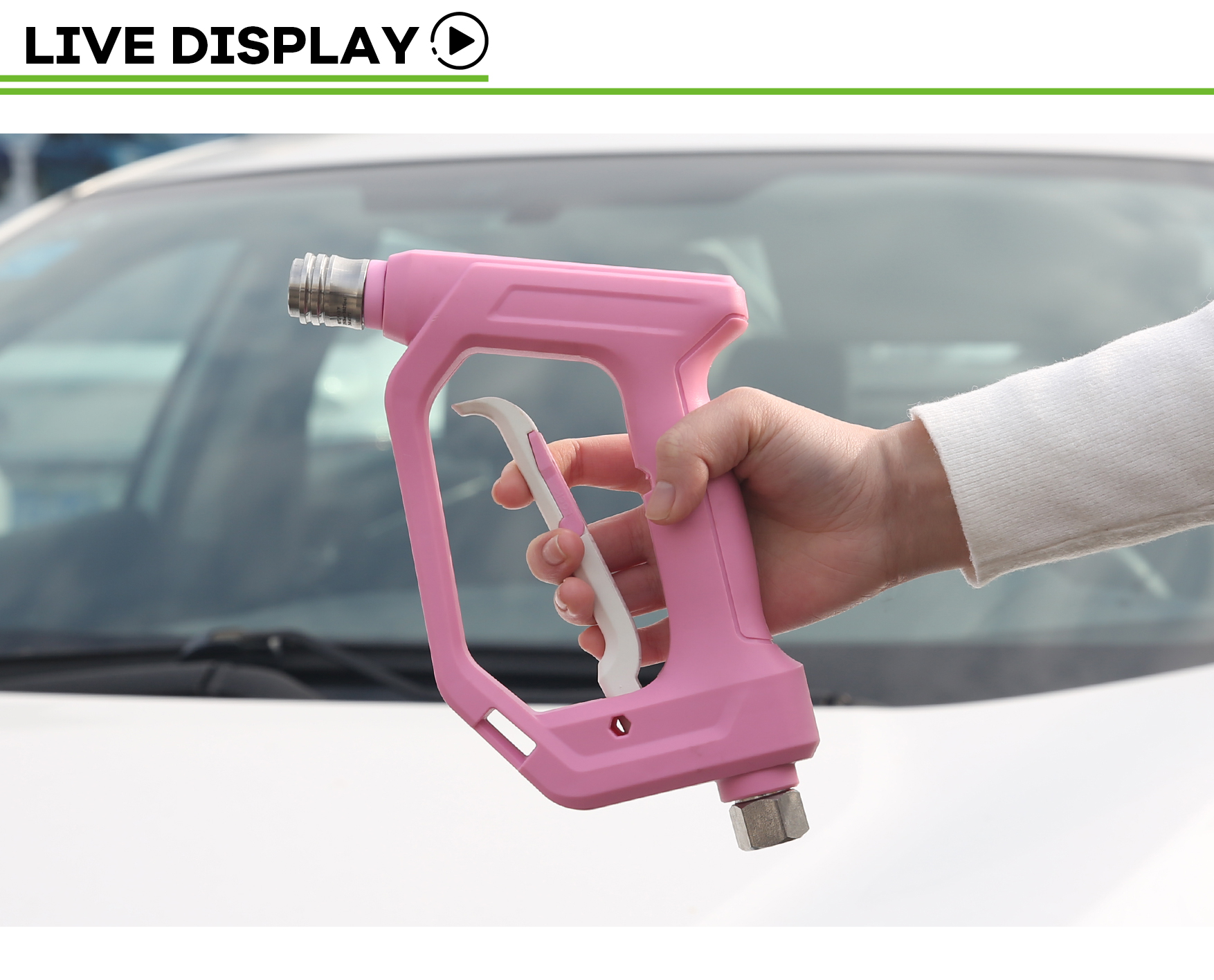 SPS 304 Stainless Steel 4000PSI Heavy Duty Brass Water Spray Gun Leak Proof Auto Lock Quick Connector Pressure Gun for Car Wash manufacture