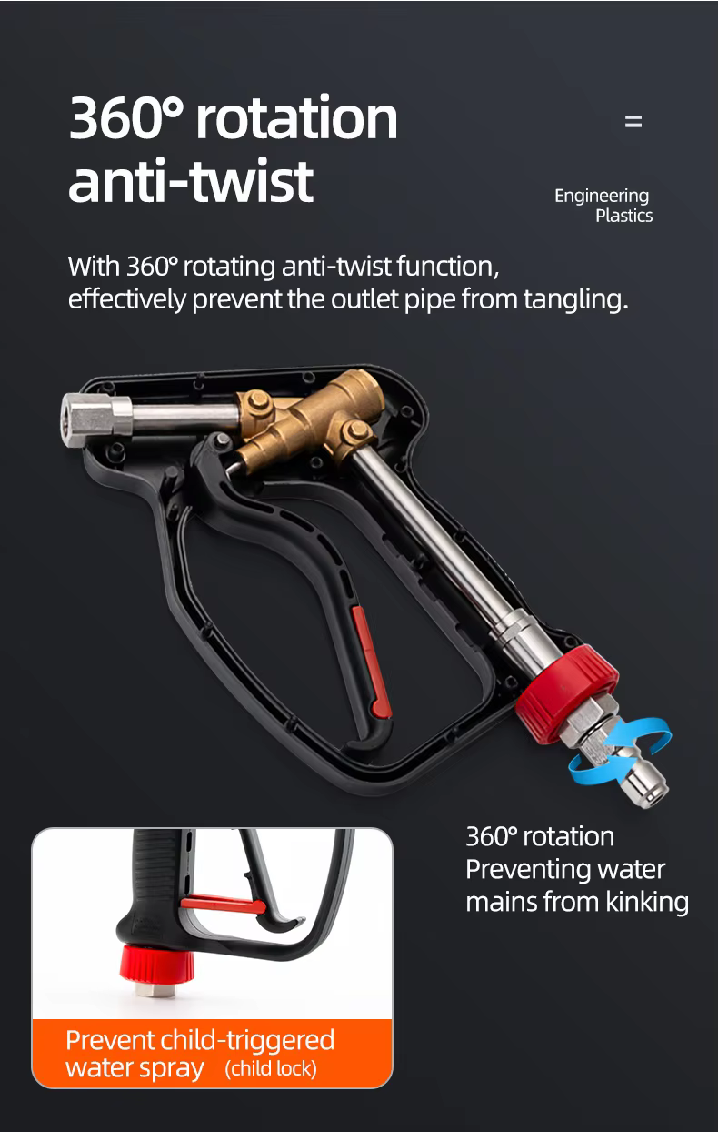 SPS Brand New 5000 PSI High Pressure Water Spray Trigger Cleaning Gun Car Wash Equipment Supplier factory