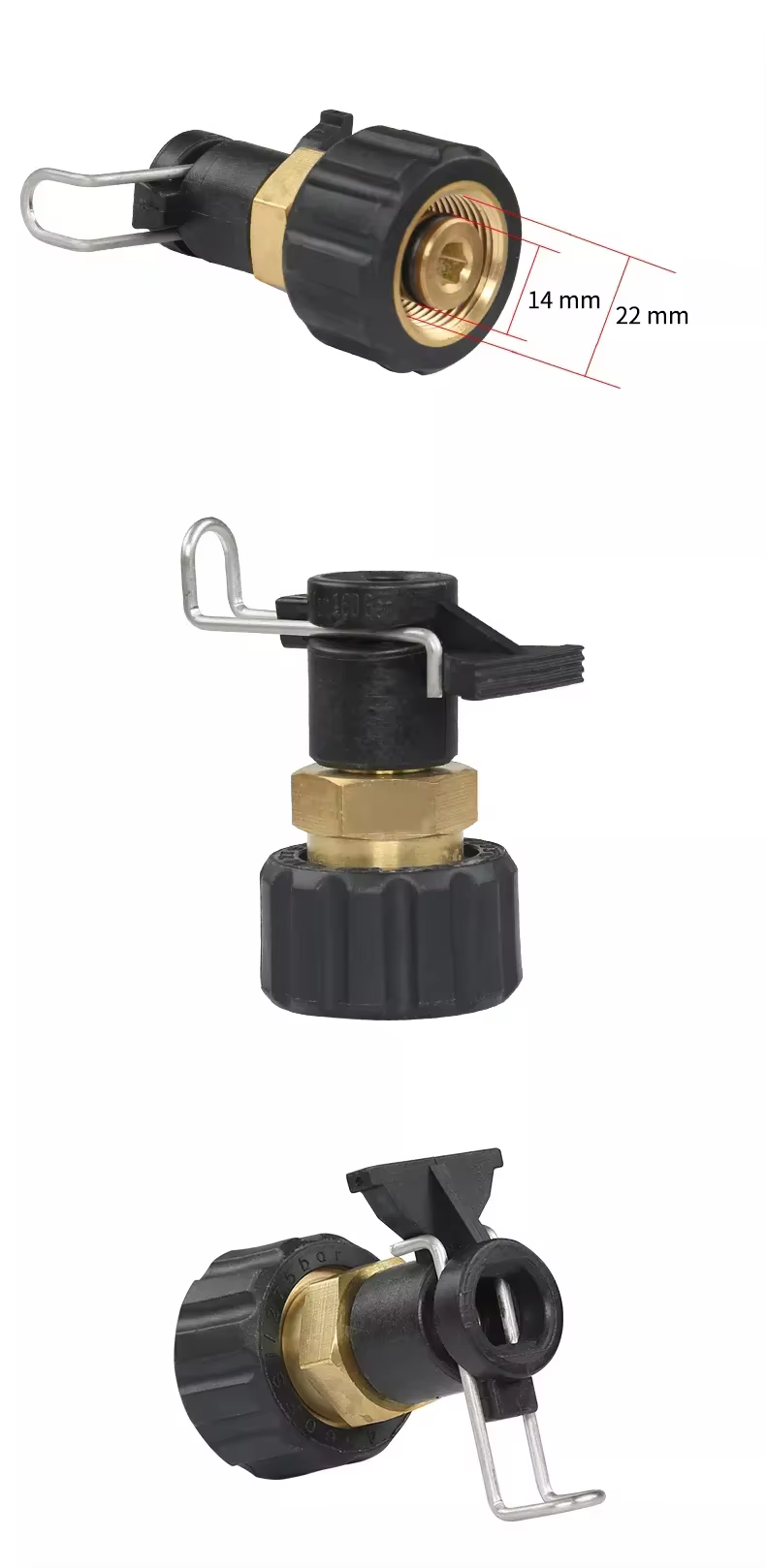 SPS High Pressure Foam Gun Adapter for Bosch Karche Series for Car Cleaning and Fittings Pressure Water Hose Adapter factory