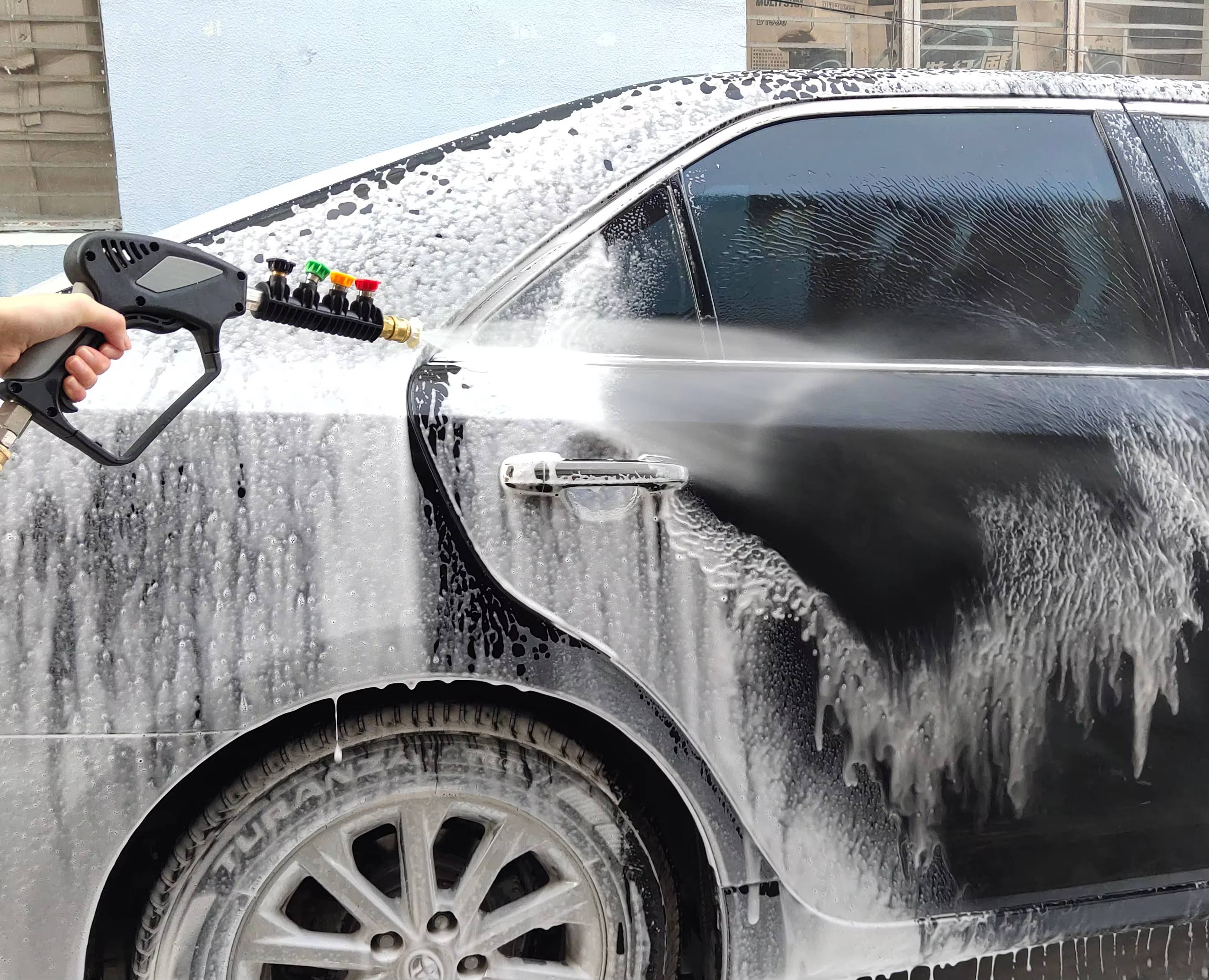SPS Hot Sale 5000 PSI High Pressure Washer Parts Spray Car Cleaning Water Guns for Car Wash manufacture