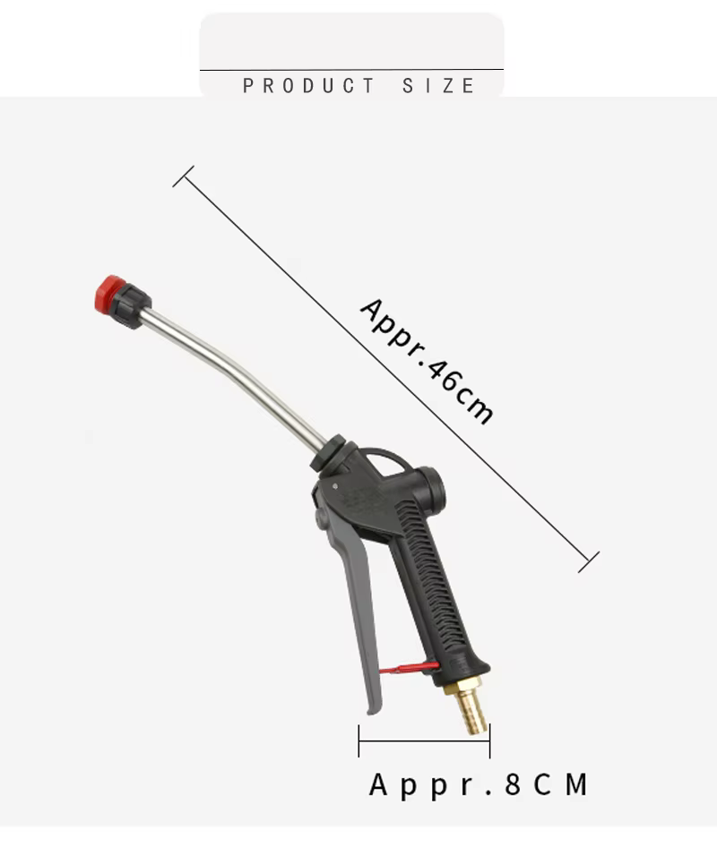 SPS High Pressure Water Spray Foam Gun Car Chemical Liquid Wax Spray Gun Car Wash Washer Gun With Spray Nozzle details
