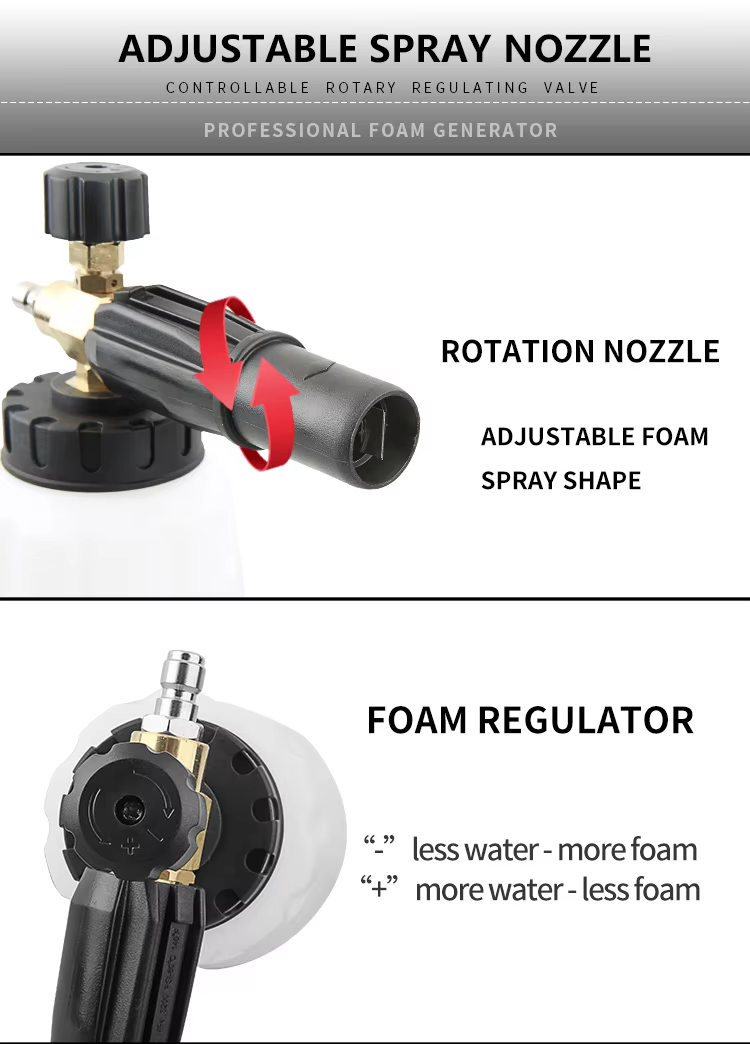 SPS 5000 PSI High Pressure Snow Foam Lance Car Wash Shampoo Cleaning Foam manufacture