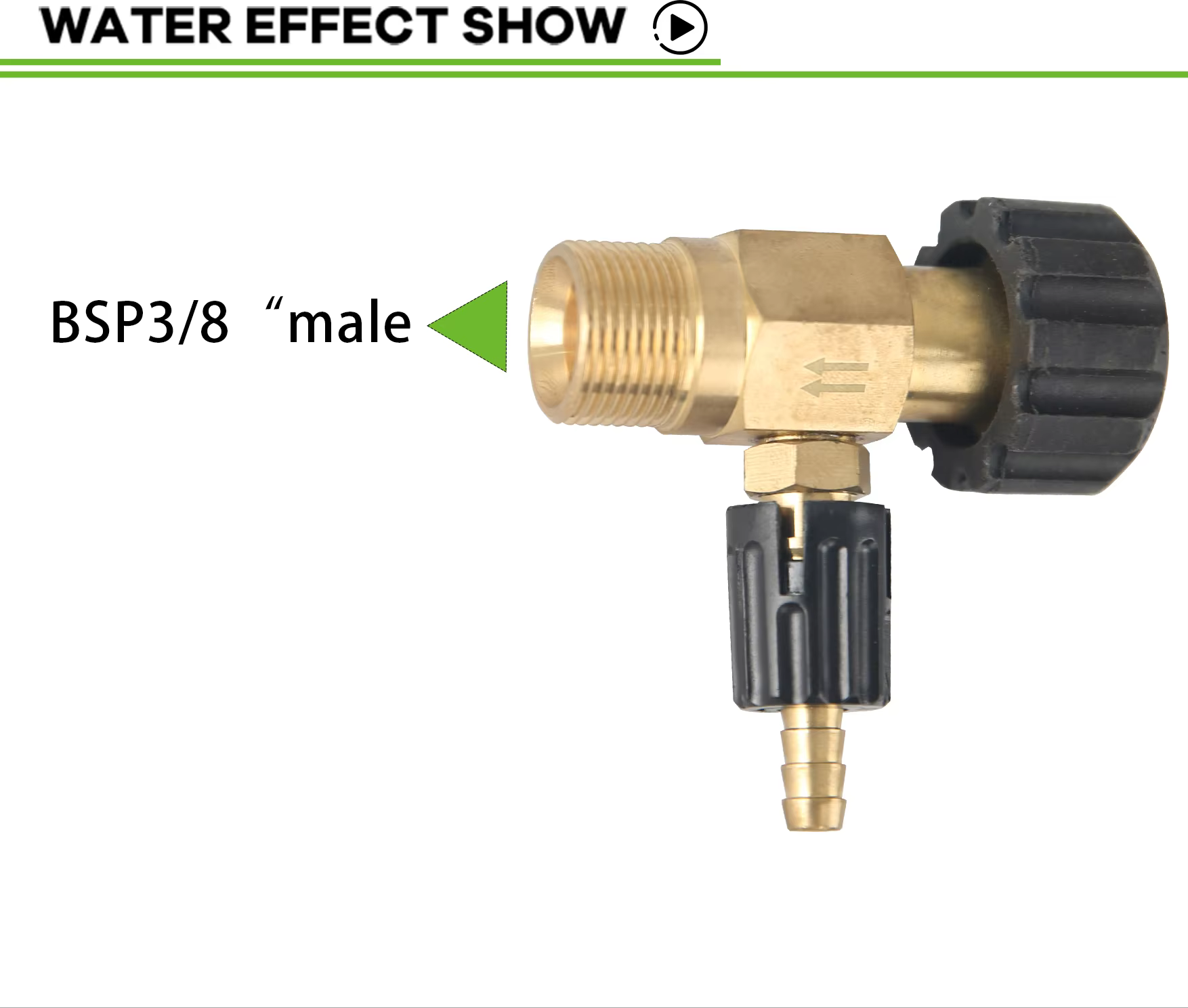 Adjustable Pressure Washer Downstream Injector Kit 2-2.5 GPM Long Range Nozzle With 1/4 Inch Quick Connector factory