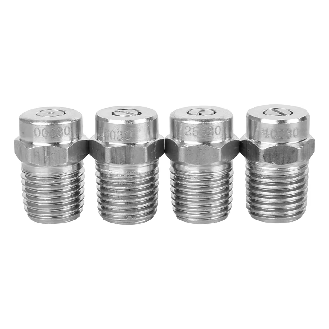 SPS 1/4''Male NPT Industrial Flat Fan Universal Water High Pressure Washer 4 Jetting Nozzle Tips Kit supplier