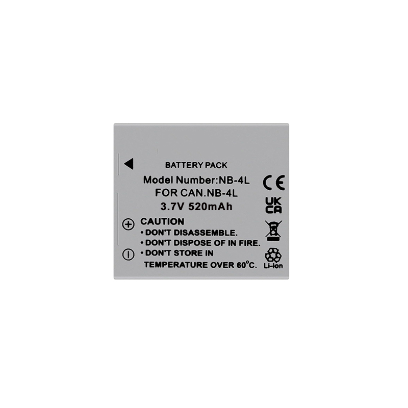 Li-ion 3.7V 520mAh NB-4L NB4L Camera Digital Battery for Canon Digital IXUS 110 IS