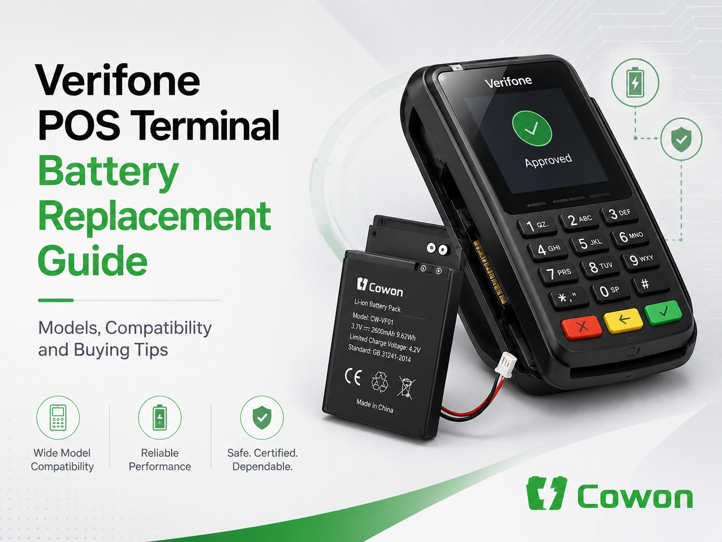 Verifone POS Terminal Battery Replacement Guide: Models, Compatibility and Buying Tips