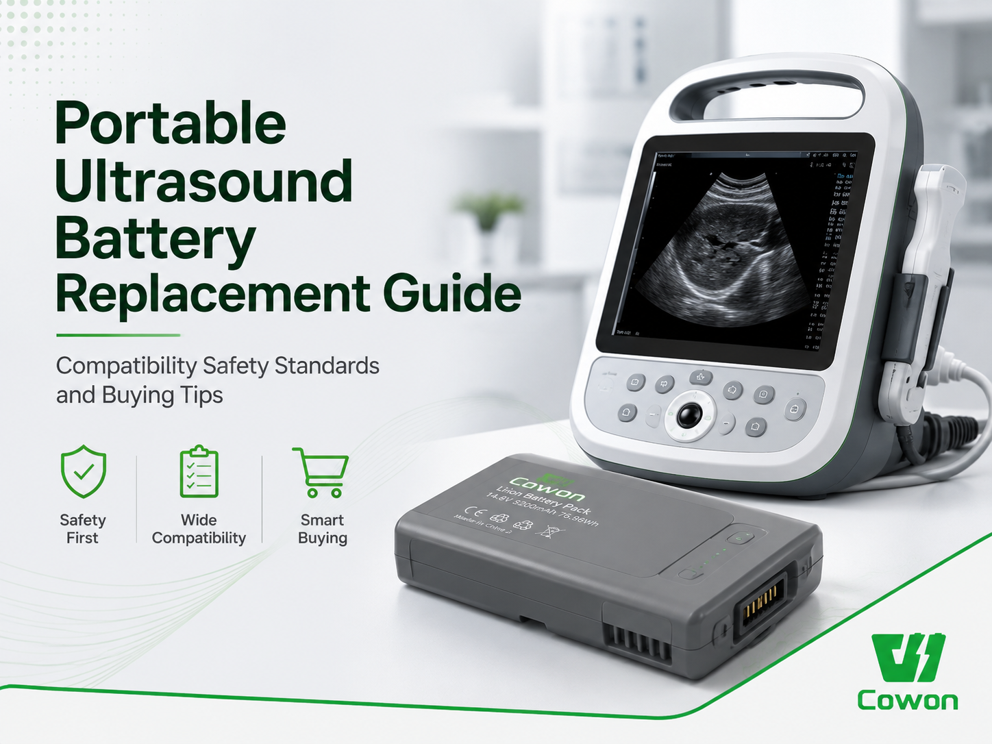 Portable Ultrasound Battery Replacement Guide | Cowon Battery Solutions