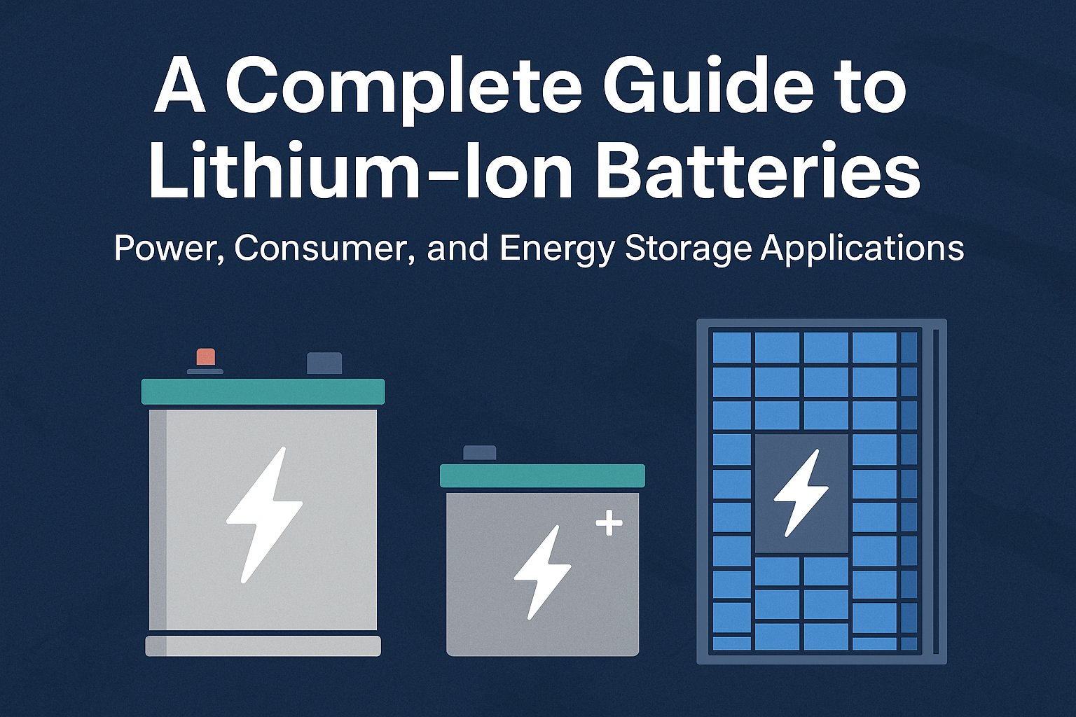 A Complete Guide to Lithium-Ion Batteries: Power, Consumer, and Energy Storage Applications