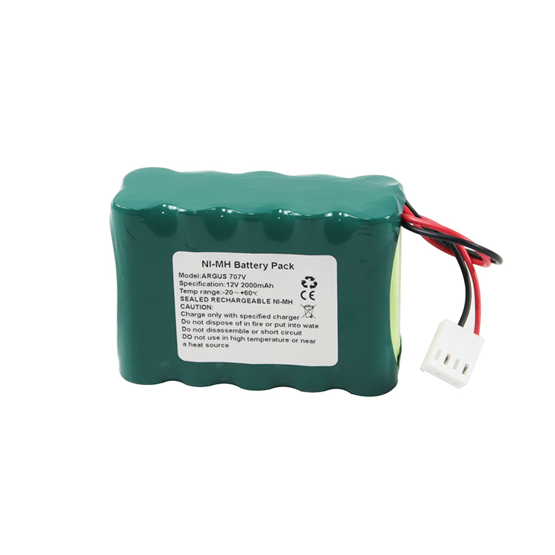 Ni-MH 12V 2000mAh 601259 Medical Battery for ARGUS 707V
