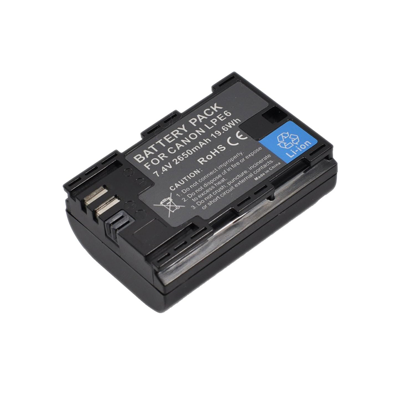 Li-ion 7.4V 1200mAh 1600mAh 1900mAh 2300mAh LP-E6 LPE6 Camera Digital Battery for Canon EOS 5D Mark II