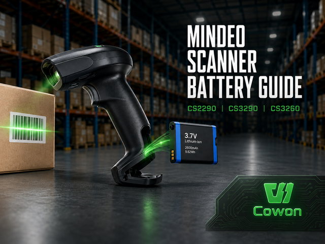 Mindeo CS2290, CS3290 & CS3260 Replacement Battery Guide