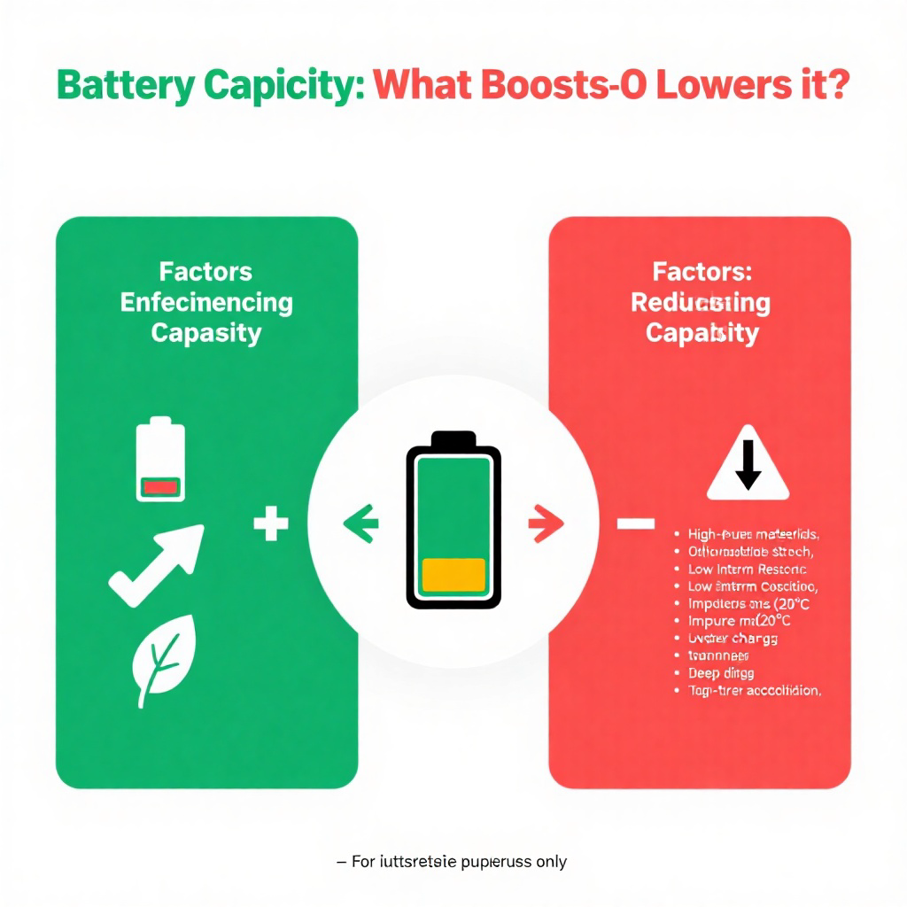 What factors are related to battery capacity？