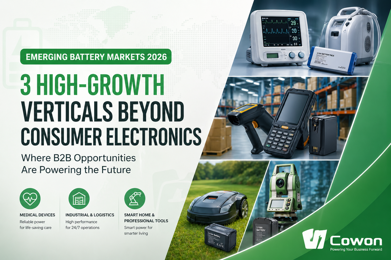 Emerging Battery Markets in 2026: 3 High-Growth Verticals Beyond Consumer Electronics