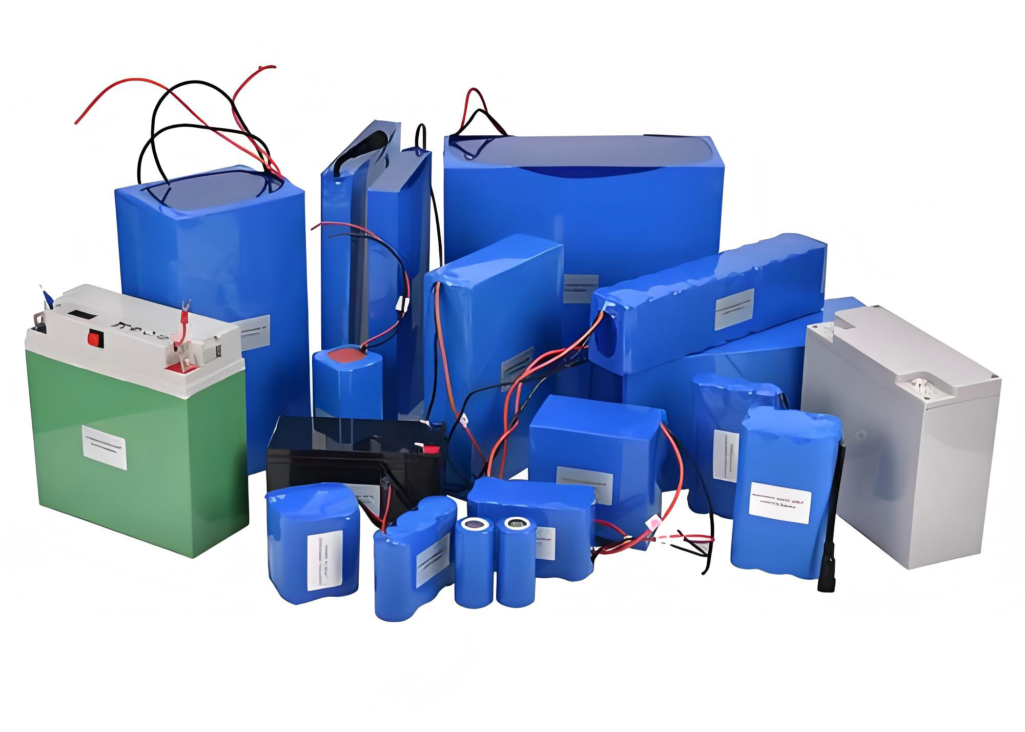 What are the changes in capacity and voltage of lithium battery pairing combinations?
