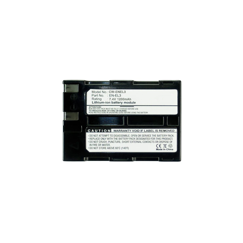 Li-ion 7.4V 1200mAh ENEL3 Nikon Camera Digital Battery