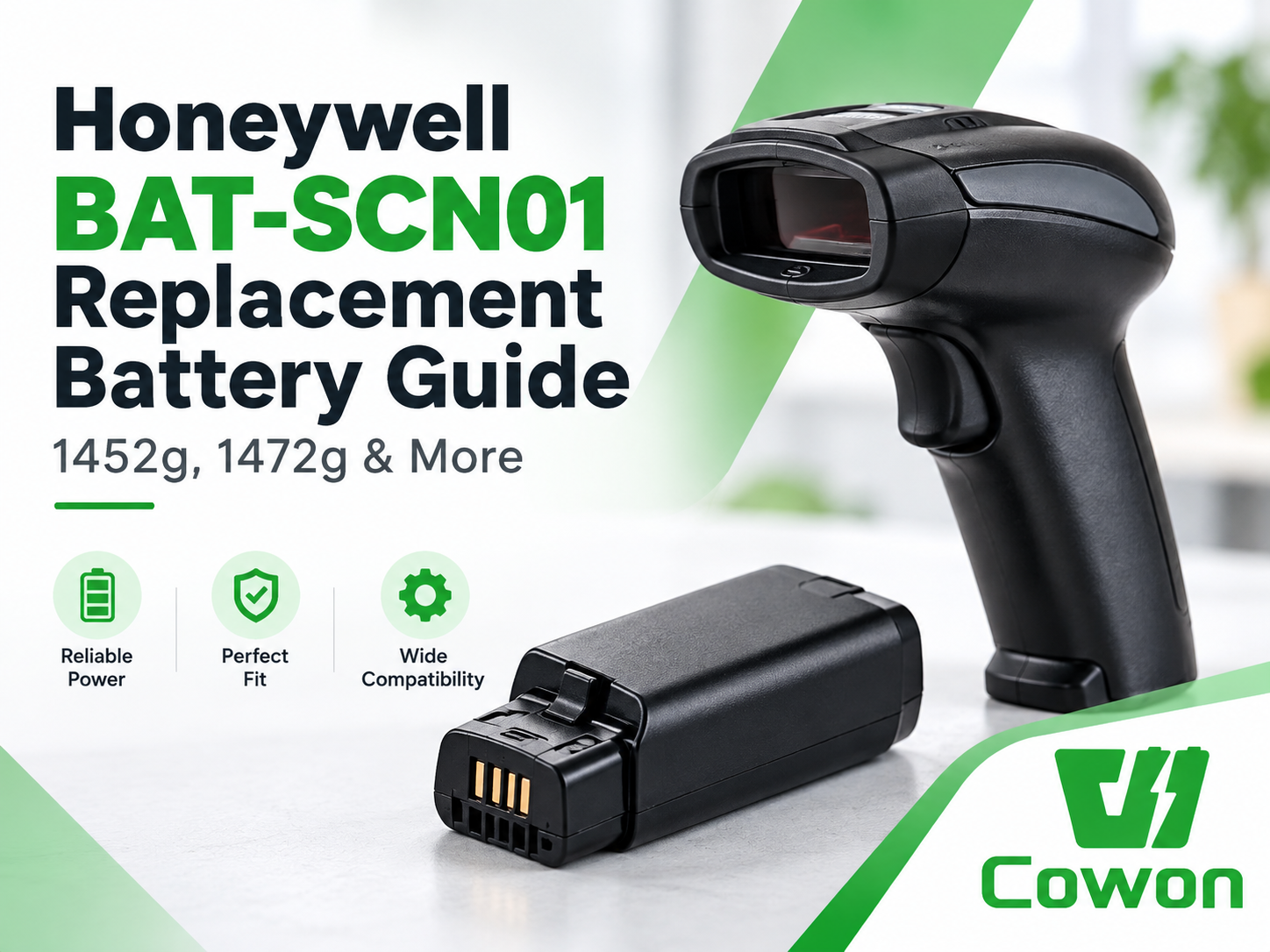 Honeywell BAT-SCN01 Replacement Battery Guide: 1452g, 1472g & More