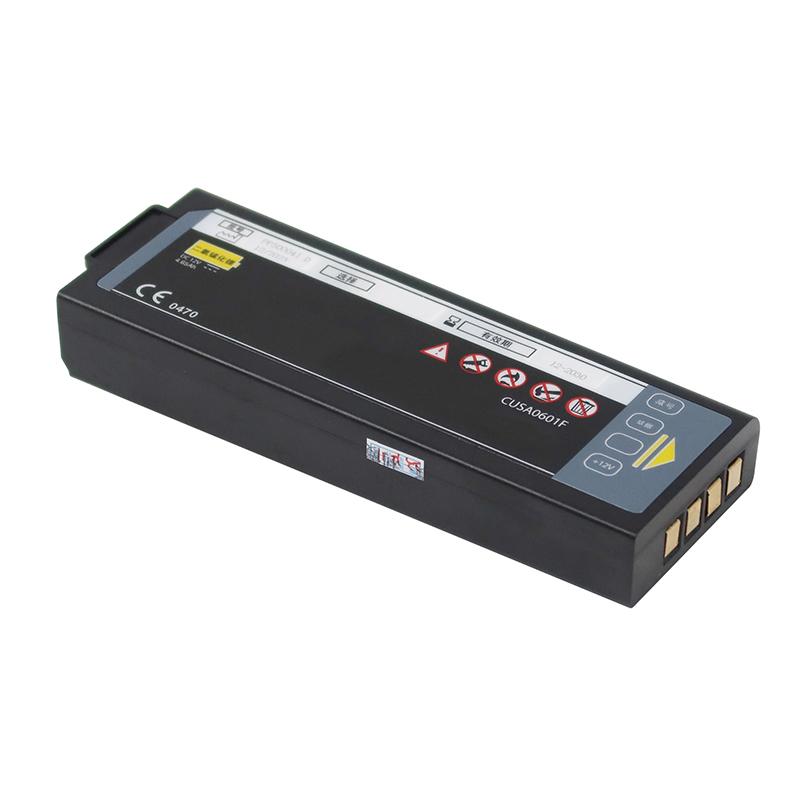 Li-MnO2 12V 4650mAh Non-rechargeable CUSA0601F Medical Battery for CU Medical IPAD NF1200 SP2 Defibrillator