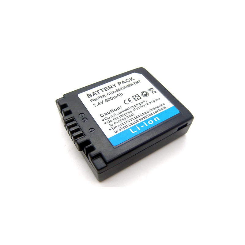 Li-ion 7.4V 600mAh DMW-BM7 Panasonic Camera Digital Battery