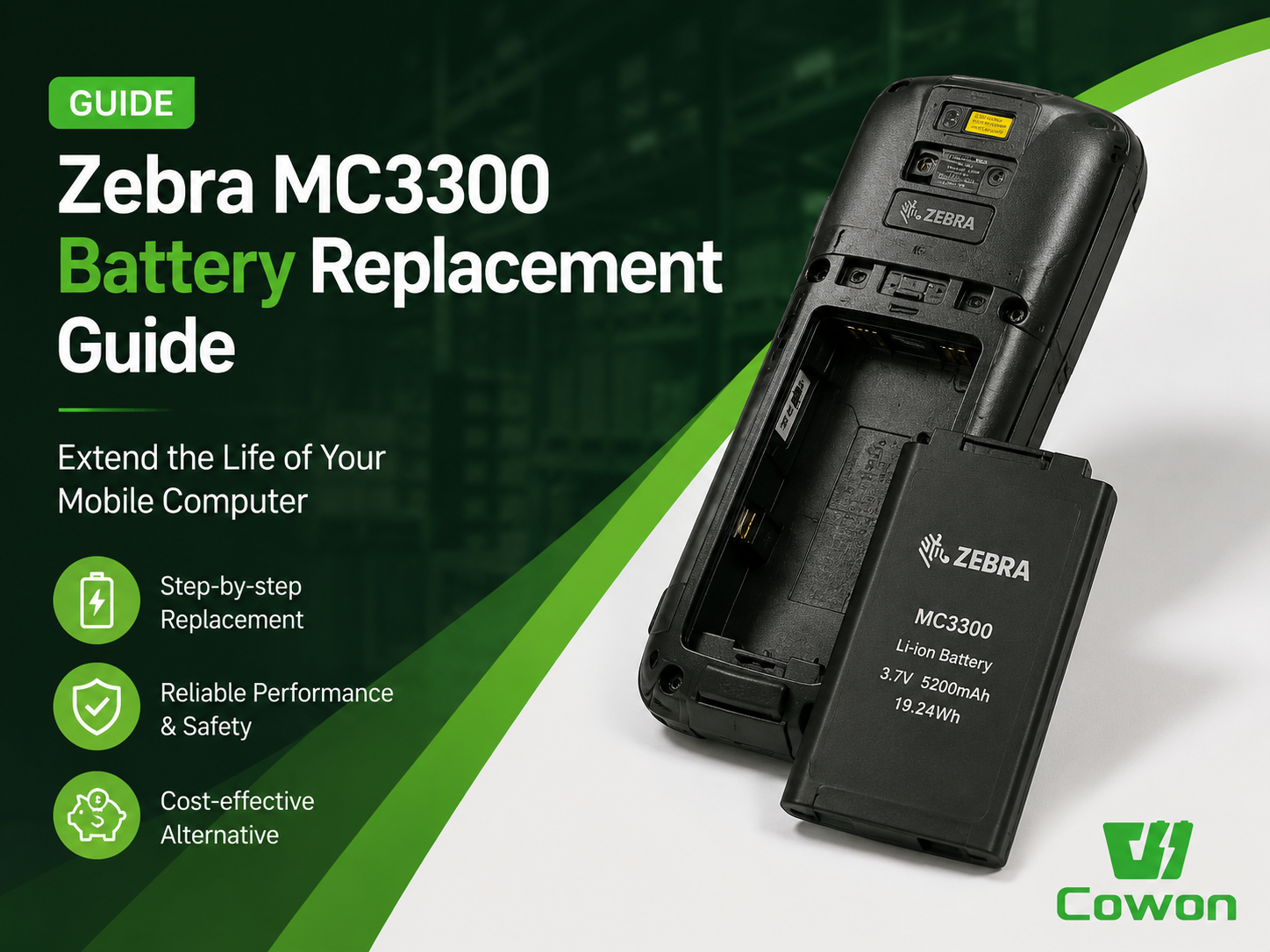 Zebra MC3300 Battery Replacement Guide | Signs, Installation & Buying Tips