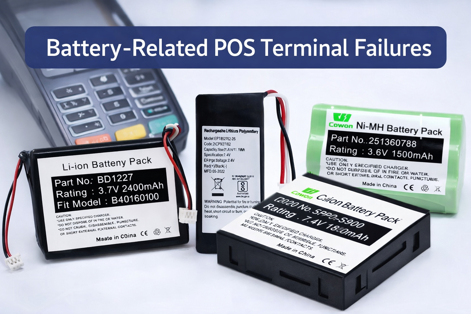 Replacement Battery for POS Terminals: Why Your Device Won’t Power On