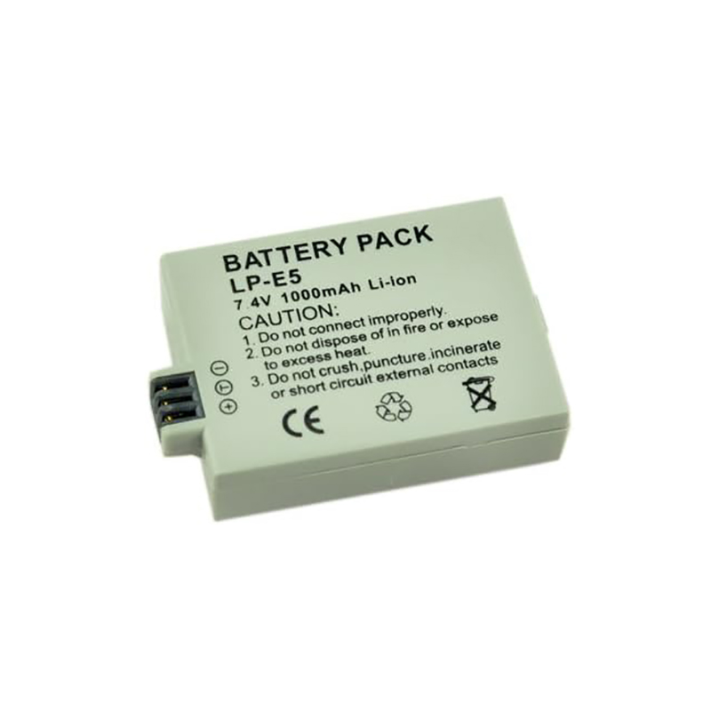 Li-ion 7.4V 1000mAh LP-E5 LPE5 Camera Digital Battery for Canon Rebel T1i XSi