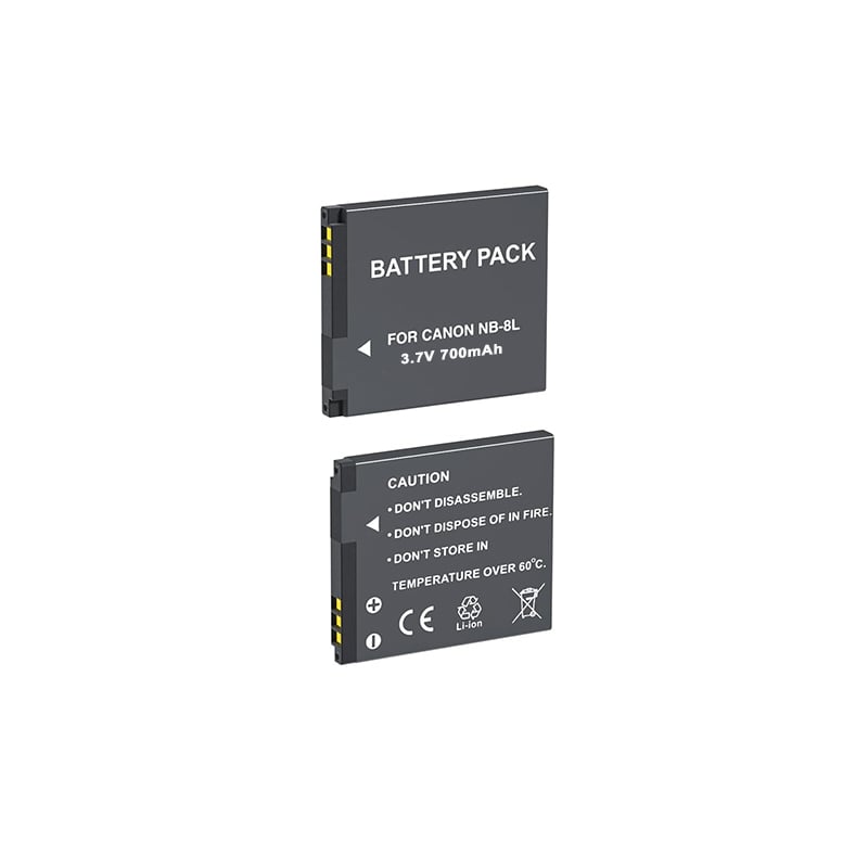 Li-ion 3.7V 700mAh NB-8L Canon Camera Digital Battery