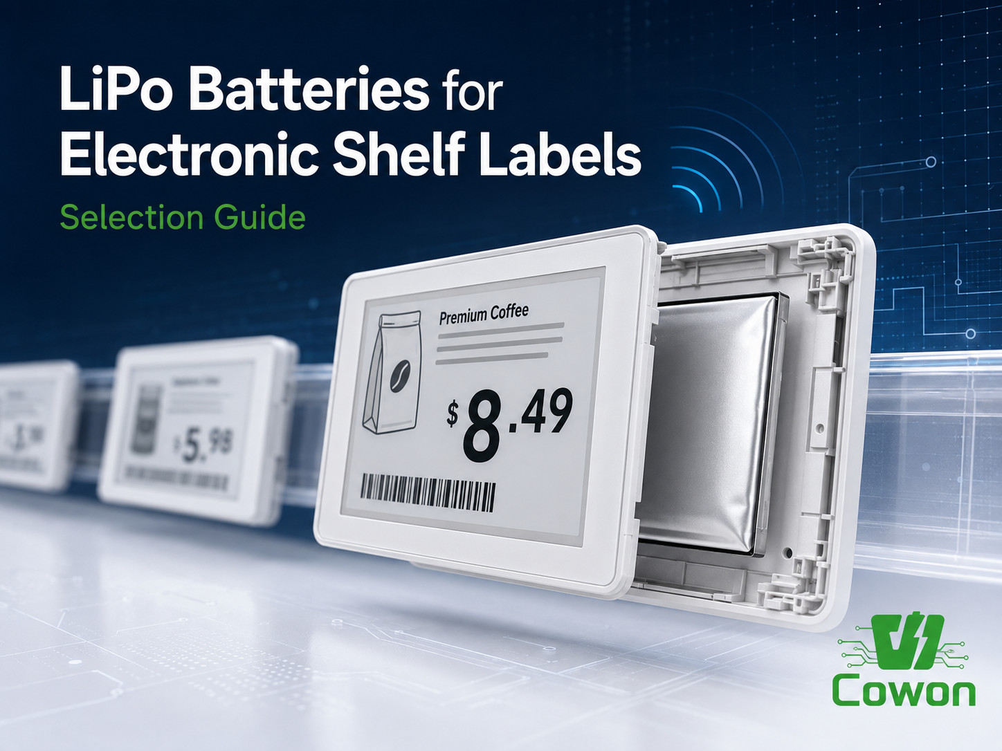 LiPo Batteries for Electronic Shelf Labels: Selection Guide