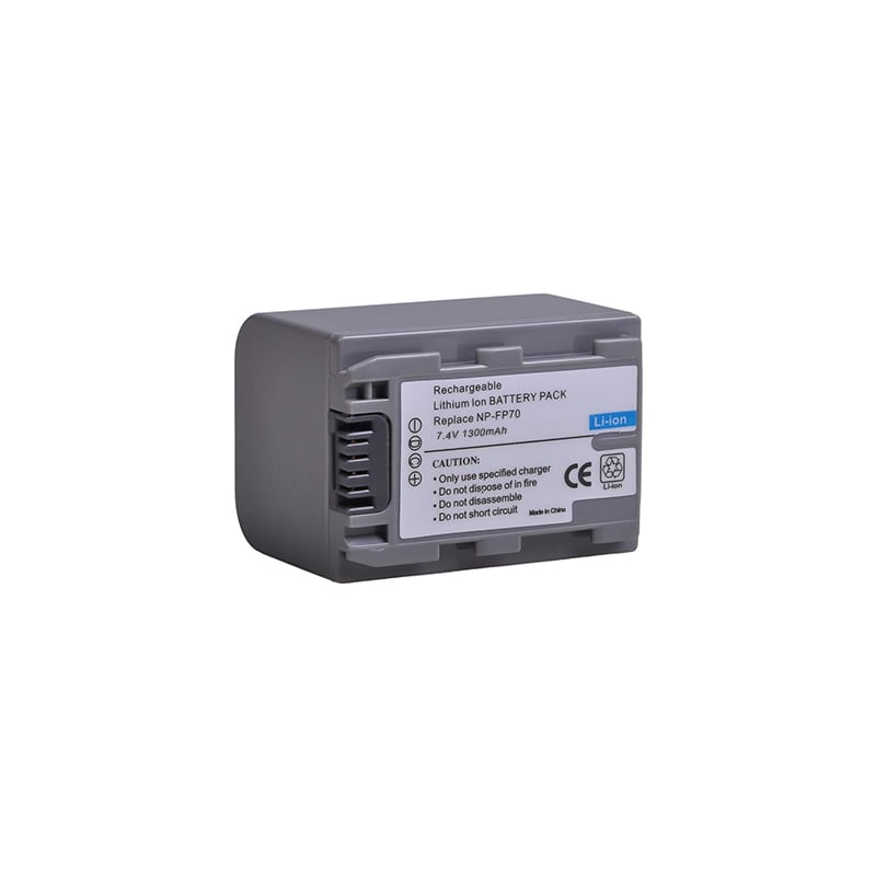 Li-ion 7.4V 1300mAh NP-FP70 Sony Camera Digital Battery