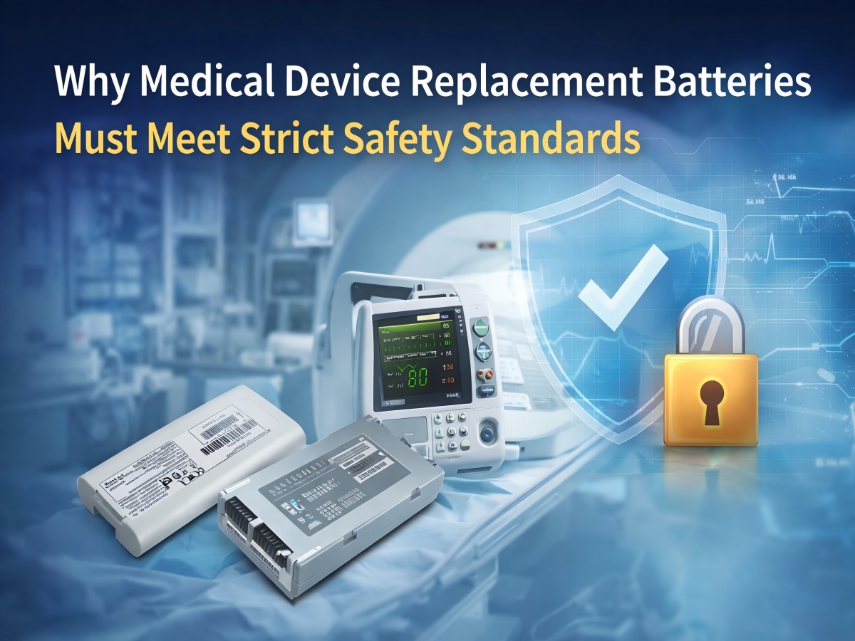 Medical Device Replacement Battery: Why Safety Standards Matter