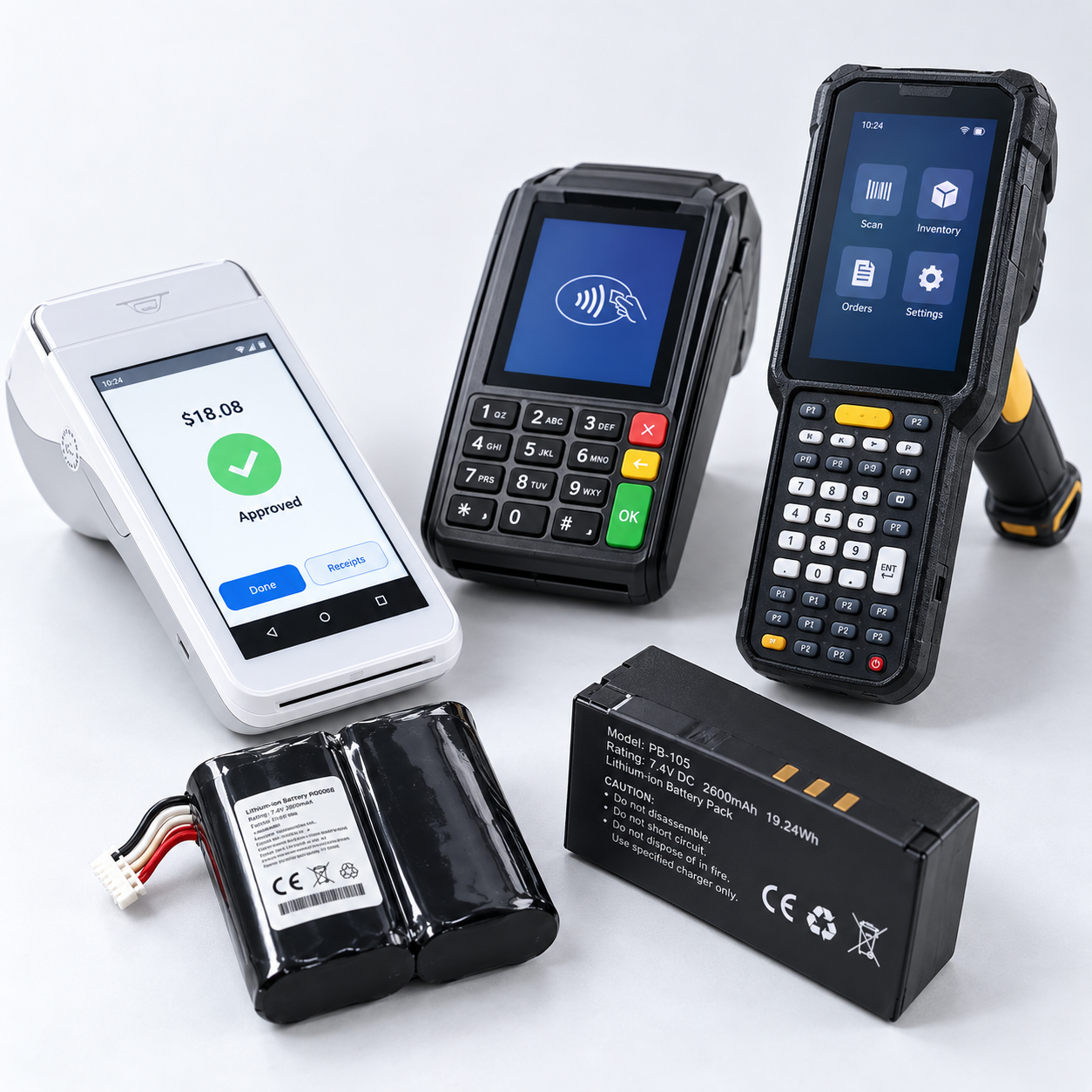 POS terminals and handheld barcode scanners with replacement batteries.png