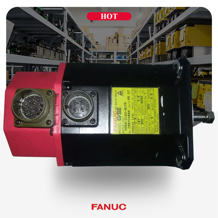 A06B-0123-B075 فانوك موتور خدمة AC ألفا 3/3000 A06B0123B075