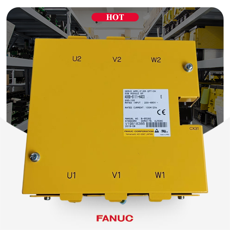A06B-6111-H403 FANUC Modul Penguat Servo Ditest A06B6111H403