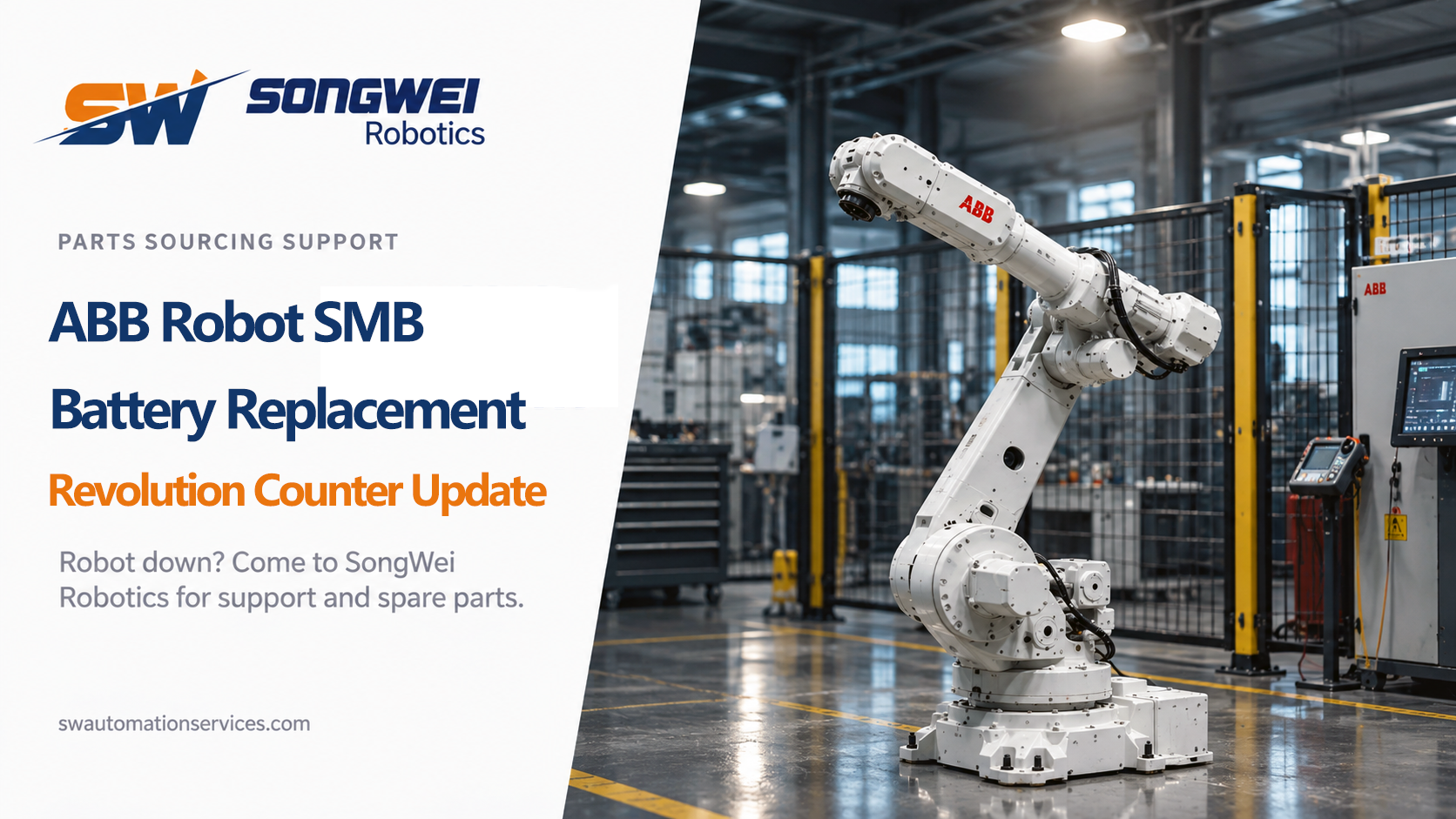 ABB Robot SMB Battery Replacement & Revolution Counter Update
