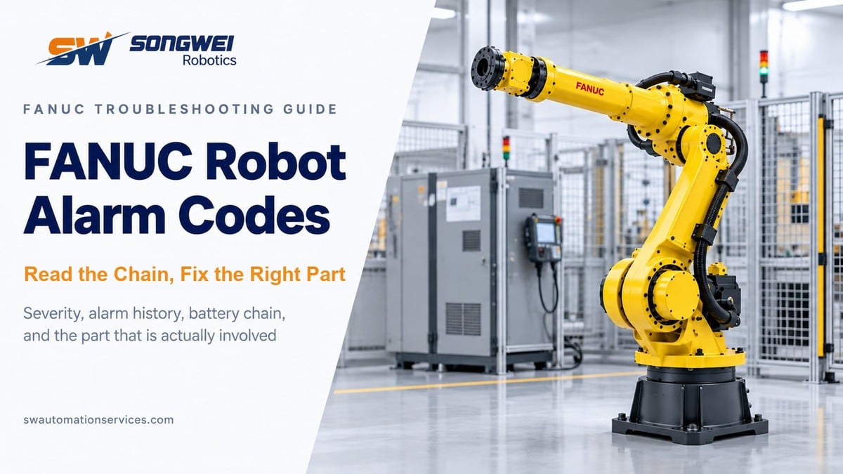 FANUC Robot Alarm Codes: Read the Chain, Fix the Right Part