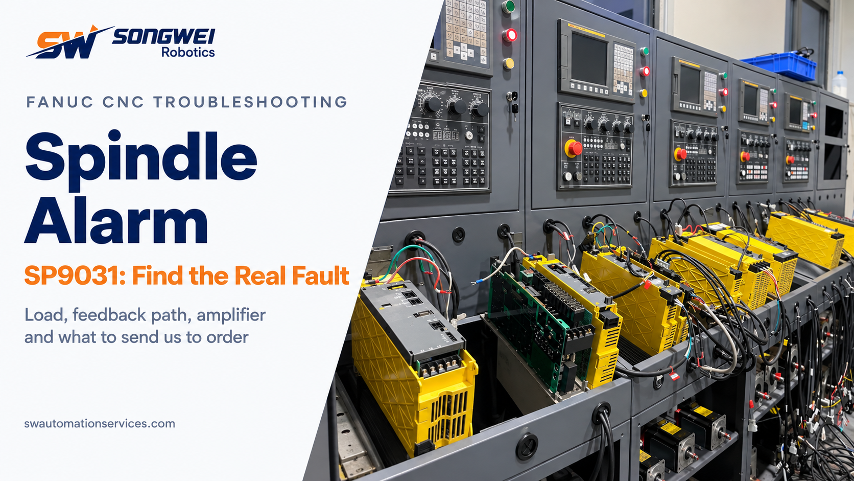 How to Solve Fanuc Spindle Alarm SP9031?