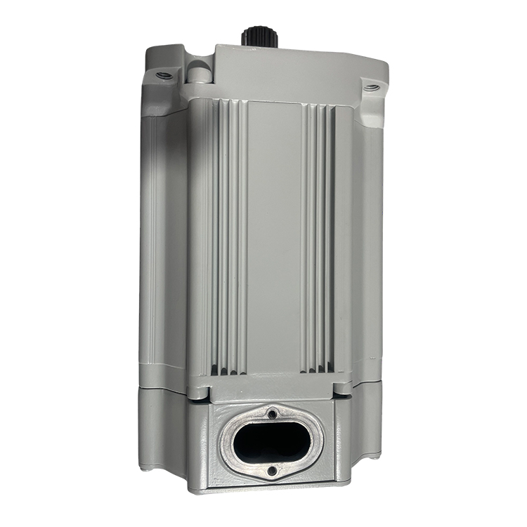 محرك تناوبي تيار متناوب من شركة ABB، الموديل 3HAC055450-003، مزوَّد بترس صغير، الرقم التسلسلي: 3HAC055450003