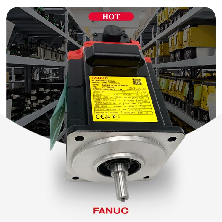 A06B-0213-B200#0100 FANUC SERVO MOTOR TESTIRAN A06B0213B2000100