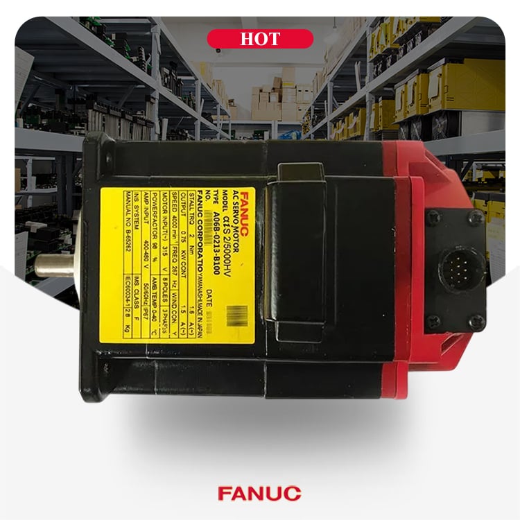 A06B-0213-B100 محرك خدمة FANUC ALPHA iS2/5000HV A06B0213B100