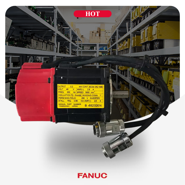 A06B-0113-B075#0005 FANUC SERVO MOTOR B0.5/3000 A06B0113B0750005